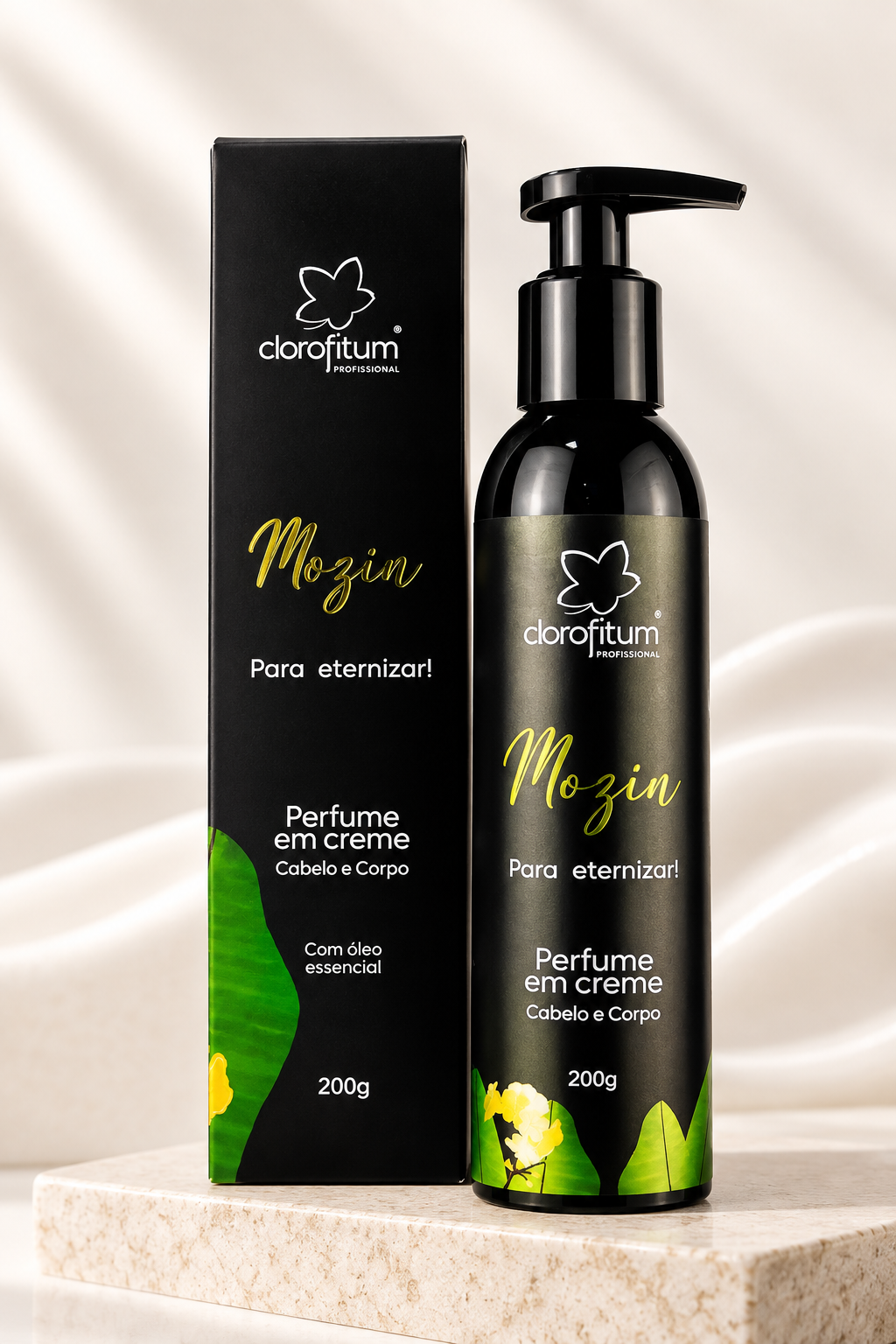 Mozin Perfume em Creme Clorofitum